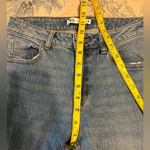 Zara LONG Wide Leg Jeans - Picture 4 of 5